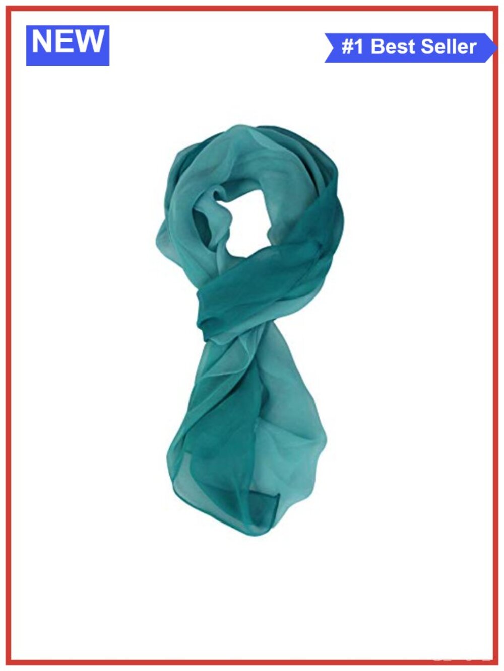 Long Chiffon Sheer Scarf Silk Polyester Lightweight Breathable Women's Accessory
